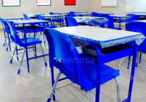 Mesas Escolares con Papelera-Memosa