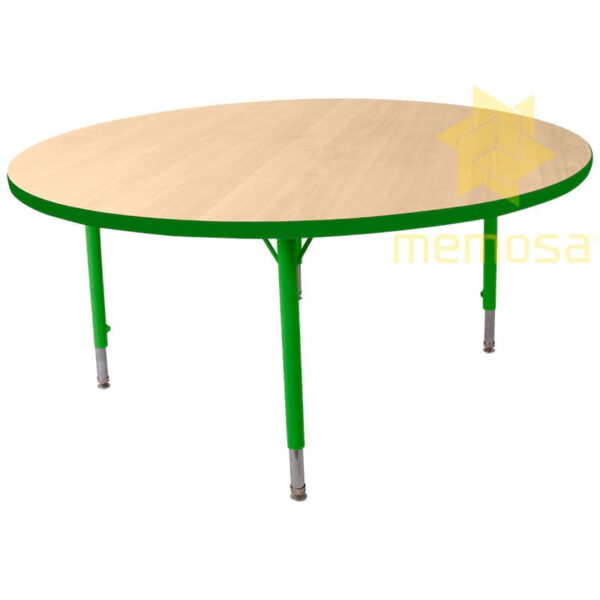 Mesa Escolar Circular de Altura Ajustable