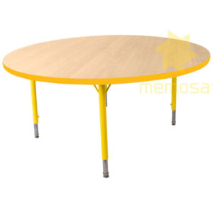 Mesa Escolar Circular de Altura Ajustable - Image 3