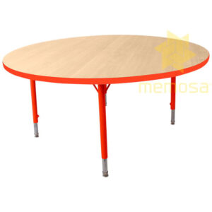 Mesa Escolar Circular de Altura Ajustable - Image 5