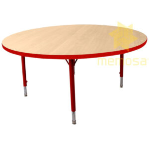 Mesa Escolar Circular de Altura Ajustable - Image 6