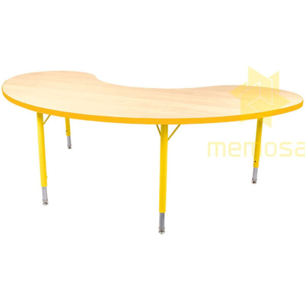 Mesa Escolar Riñón de Altura Ajustable