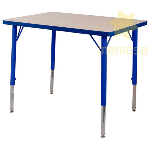 Mesa Escolar Rectangular de 80x60 de Altura Ajustable