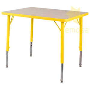 Mesa Escolar Rectangular de 80x60 de Altura Ajustable - Image 3