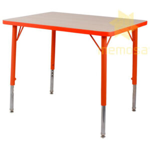 Mesa Escolar Rectangular de 80x60 de Altura Ajustable - Image 4