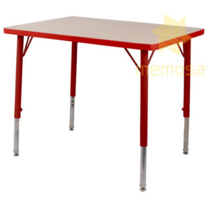 Mesa Escolar Rectangular de 80x60 de Altura Ajustable - Image 5