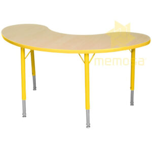 Mesa Escolar Mini Riñón de Altura Ajustable - Image 3