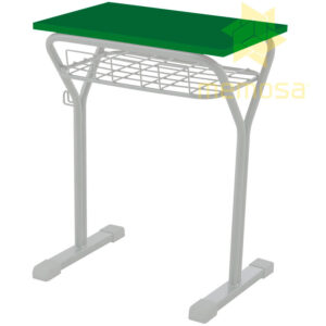 Mesa Escolar Primaria Bassy de MDF con Rejilla - Image 3