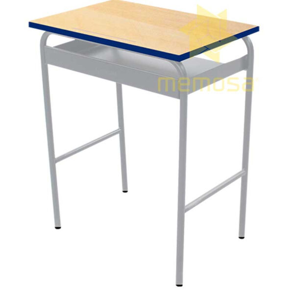 Mesa Escolar Primaria Clásica de MDF con Papelera