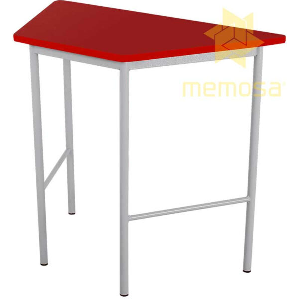 Mesa Escolar Trapezoidal de MDF