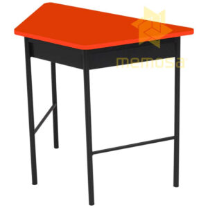 Mesa Escolar Trapezoidal con Papelera - Image 7