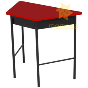 Mesa Escolar Trapezoidal con Papelera - Image 8
