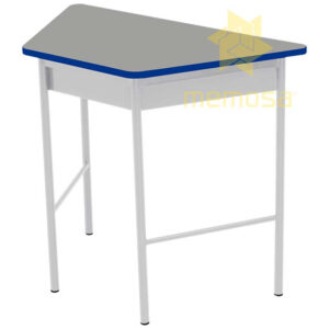 Mesa Escolar Trapezoidal con Papelera - Image 11