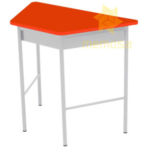 Mesa Escolar Trapezoidal con Papelera - Image 12