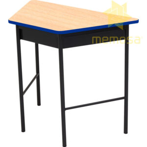 Mesa Escolar Trapezoidal con Papelera - Image 14