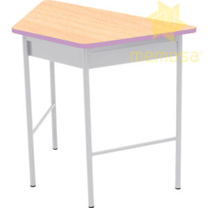 Mesa Escolar Trapezoidal con Papelera - Image 23