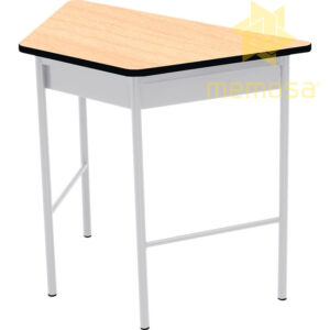 Mesa Escolar Trapezoidal con Papelera - Image 25