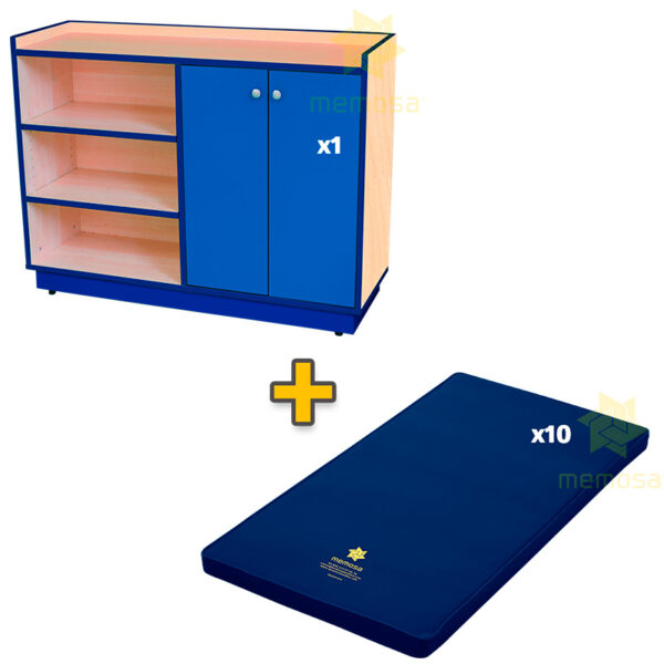Conjunto de Organizador Baden + Colchonetas Infantiles